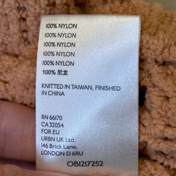 FP | Be Yours Chunky Open Knit Cowl Neck Long Dolman Sleeve Slouchy Sweater - Picture 14 of 14